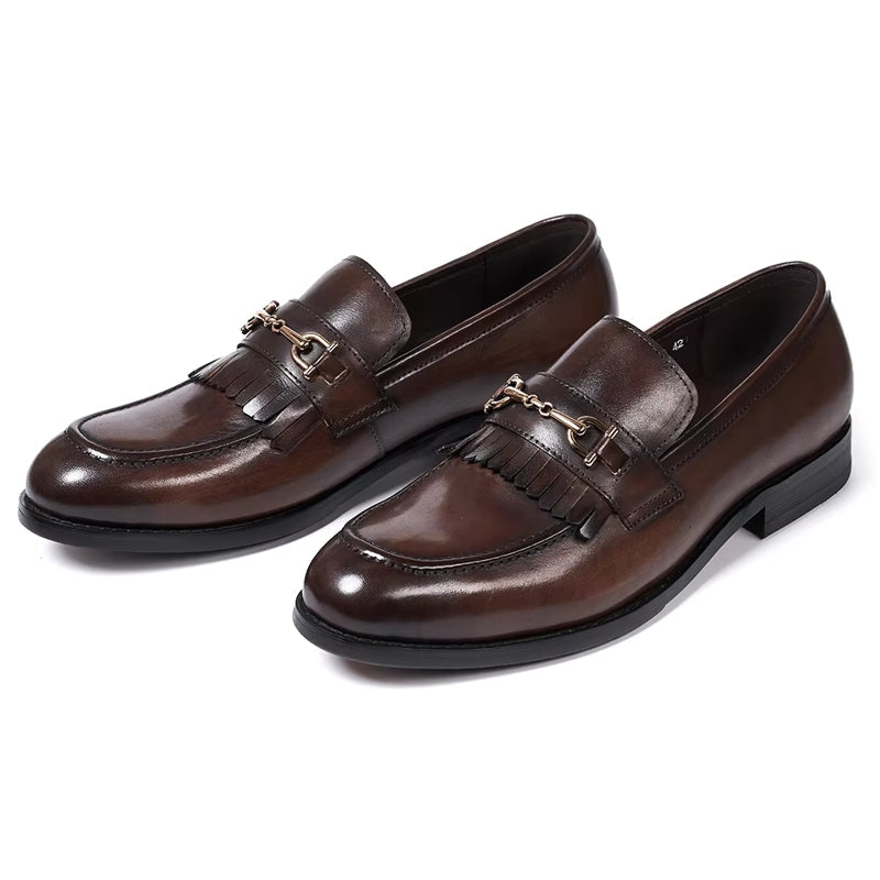 Genuine Leather Business Dress Shoes Comfortable Men Shoes Men Shoes - Tophatter Daily Deals