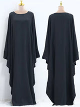 Ramadan Khimar Abaya Muslim Modest Dress Black Maxi Dresses - Tophatter Daily Deals