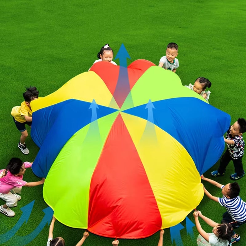 Group Fun Games Parent-child Games 3M Prop Rainbow Parachute - Tophatter Daily Deals