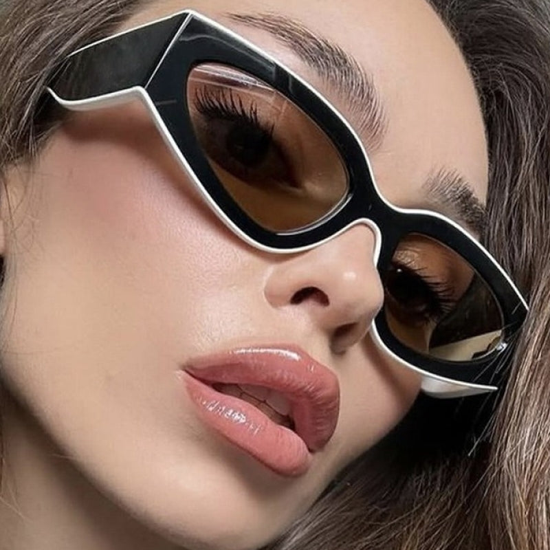Punk Cat Eye Sunglasses for Women Square Frame Plastic Samsung Cases - Tophatter Daily Deals