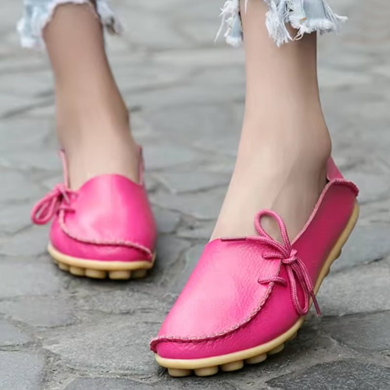 Women Shoes Slip On Bow Tie Flats Tennis Shoes Rose Pink Women Shoes - Tophatter Daily Deals
