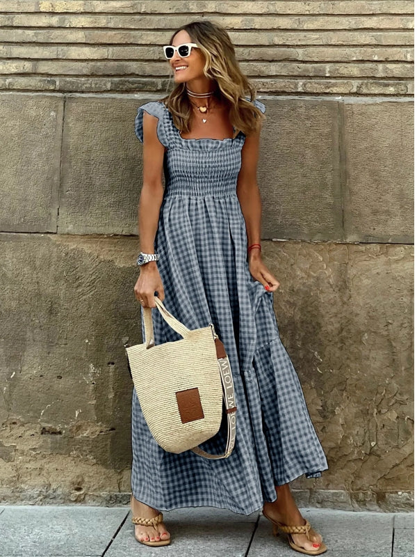Women Strapless Ruffle Backless Dresses Maxi Dresses - Tophatter Daily Deals