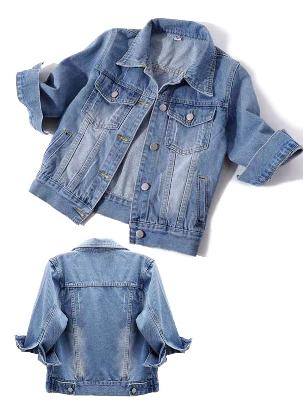 Women Colorful Denim Jacket Coats & Jackets - Tophatter Daily Deals
