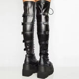 Wedges Long Boots For Women Autumn Winter Over-the-knee Boots Boots - Tophatter Daily Deals