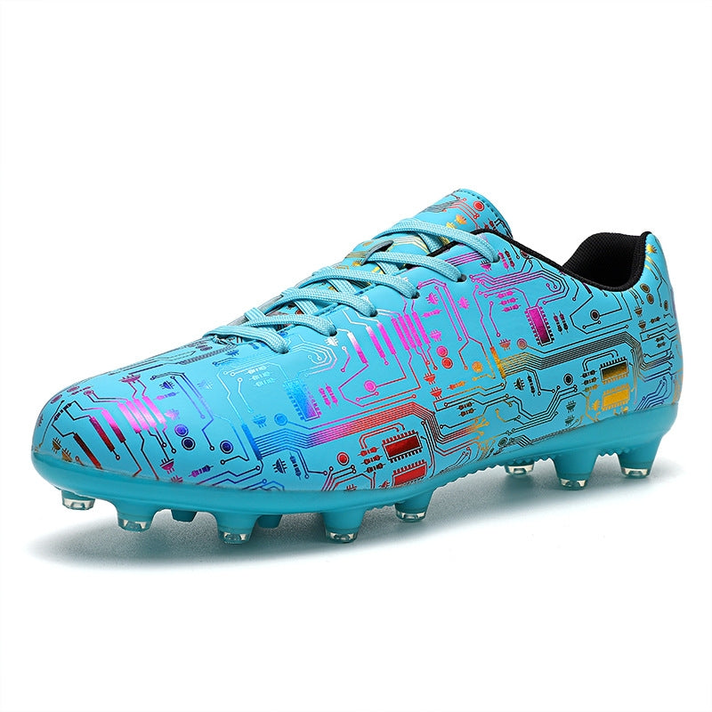 Unisex Ankle Football Boots Cleats Grass Training Soccer Shoes - Tophatter Daily Deals