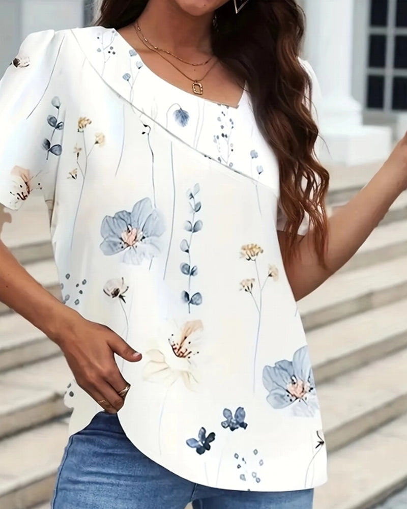 Elegant Loose Blouse Women Shirt Top Blouses - Tophatter Daily Deals