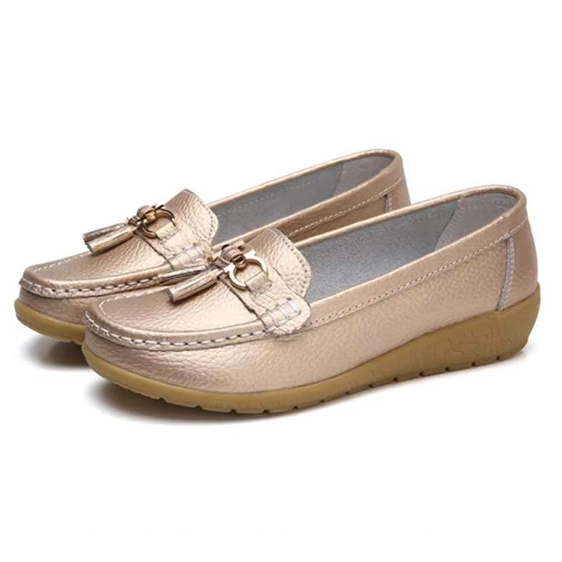 Women Shoes Nurse Loafers Shoes Gold Women Shoes - Tophatter Daily Deals