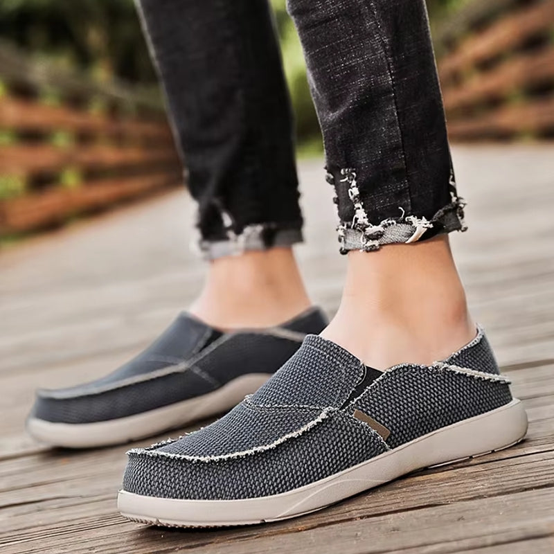 Fashion Flat Loafers Shoes Canvas Shoes Loafers - Tophatter Daily Deals