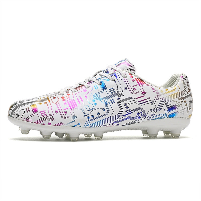 Unisex Ankle Football Boots Cleats Grass Training Soccer Shoes - Tophatter Daily Deals