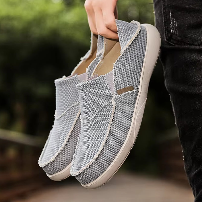 Fashion Flat Loafers Shoes Canvas Shoes Loafers - Tophatter Daily Deals