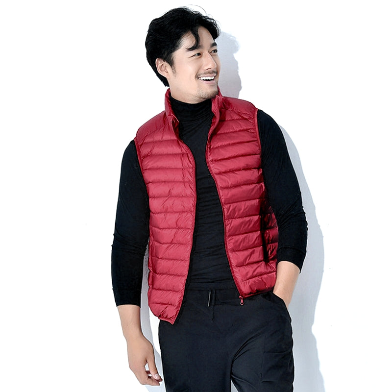 Warm Vest Ultra Light Down For Men Men Jackets - Tophatter Daily Deals
