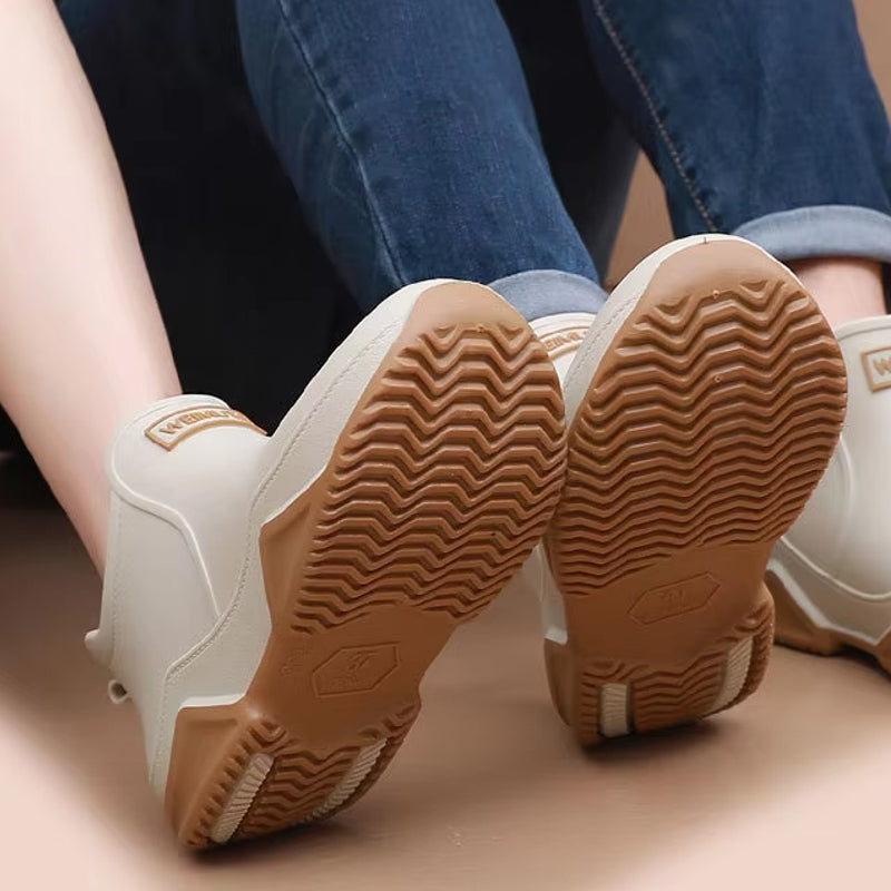 Unisex Rain Shoes Ankle Women Waterproof Shoes Boots - Tophatter Daily Deals