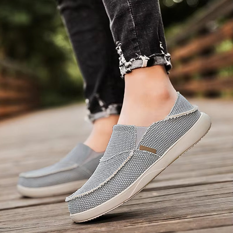 Fashion Flat Loafers Shoes Canvas Shoes Loafers - Tophatter Daily Deals