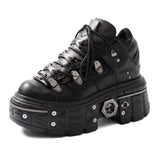 Couple Nightclub Rock Platform Round Toe Shoe Shoes - Tophatter Daily Deals