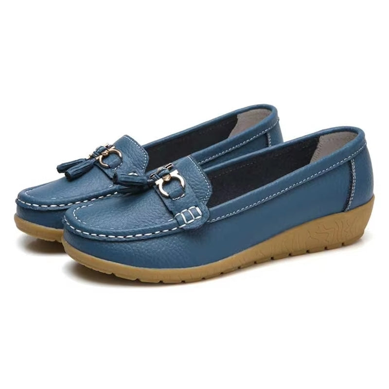 Women Shoes Nurse Loafers Shoes Light Blue Women Shoes - Tophatter Daily Deals