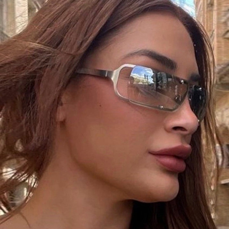 Young Girl Sunglasses Men Cyberpunk Shadow Eyeglasses Sunglasses - Tophatter Daily Deals