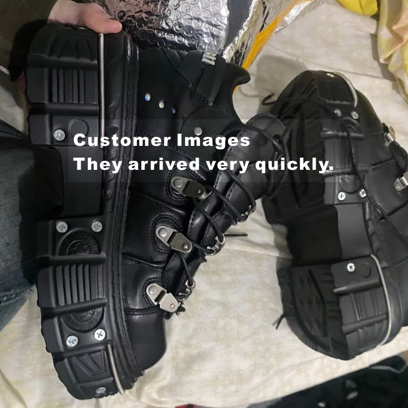 Couple Nightclub Rock Platform Round Toe Shoe Shoes - Tophatter Daily Deals