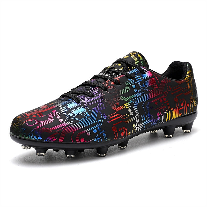 Unisex Ankle Football Boots Cleats Grass Training Soccer Shoes - Tophatter Daily Deals