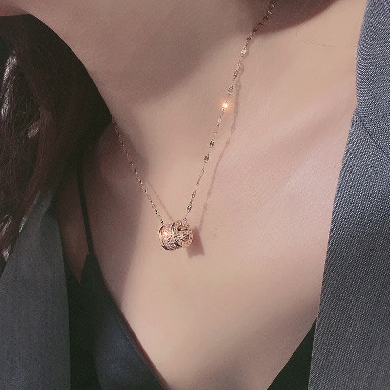 Pendant Necklace Fashion Female All-match Novel Clavicle Chain Necklace - Tophatter Daily Deals