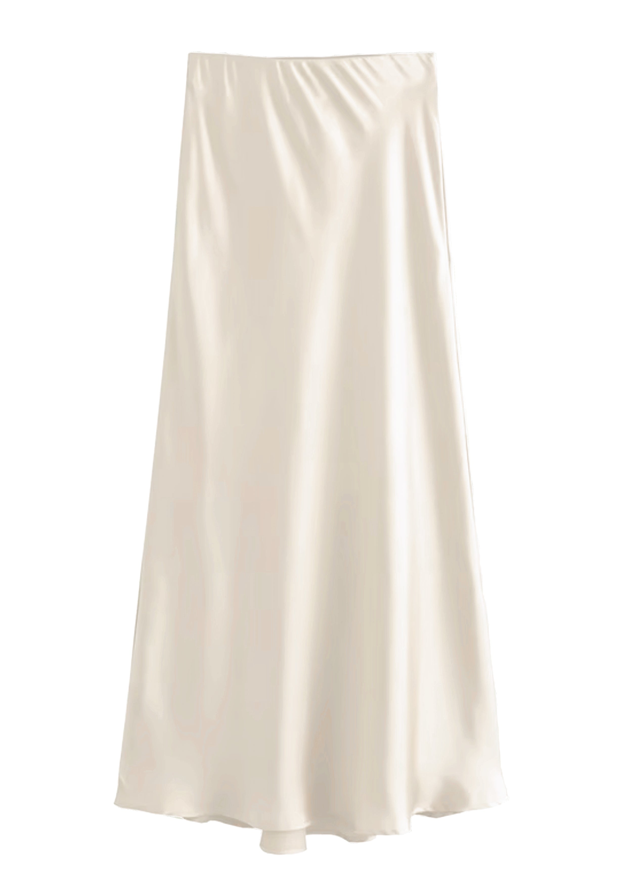 Satin Skirt Women High Waist Long Skirts For Women Dresses - Tophatter Daily Deals