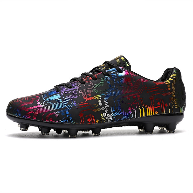 Unisex Ankle Football Boots Cleats Grass Training Soccer Shoes - Tophatter Daily Deals