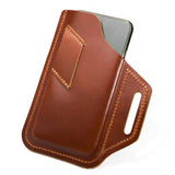 Men's Leather 6.3inch Phone Case Wallet Belt Bag Waist Bag Men Bags - Tophatter Daily Deals
