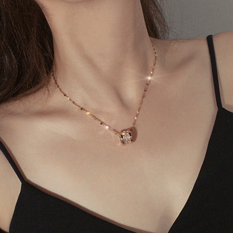 Pendant Necklace Fashion Female All-match Novel Clavicle Chain Necklace - Tophatter Daily Deals