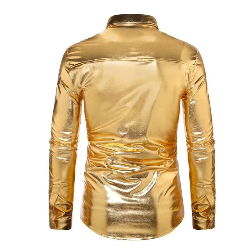 Dance Club Wear Hip Hop Shirt Men Shirts Men's Clothing - Tophatter Daily Deals