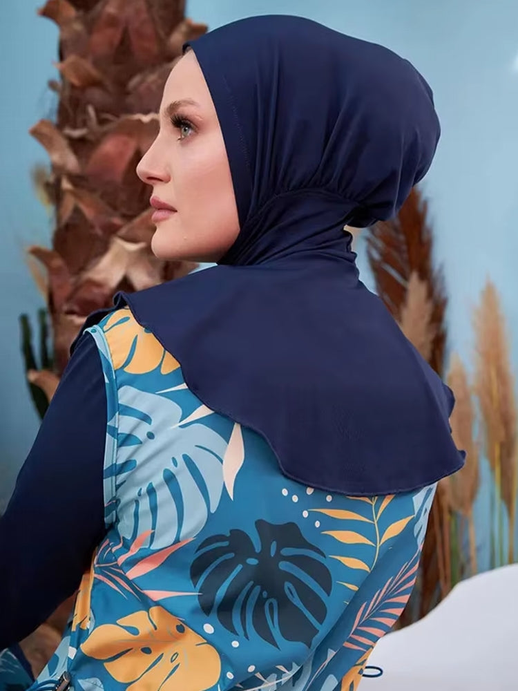 Long Sleeve Full Cover Hijab Top Pants Burkini Swimwear - Tophatter Daily Deals