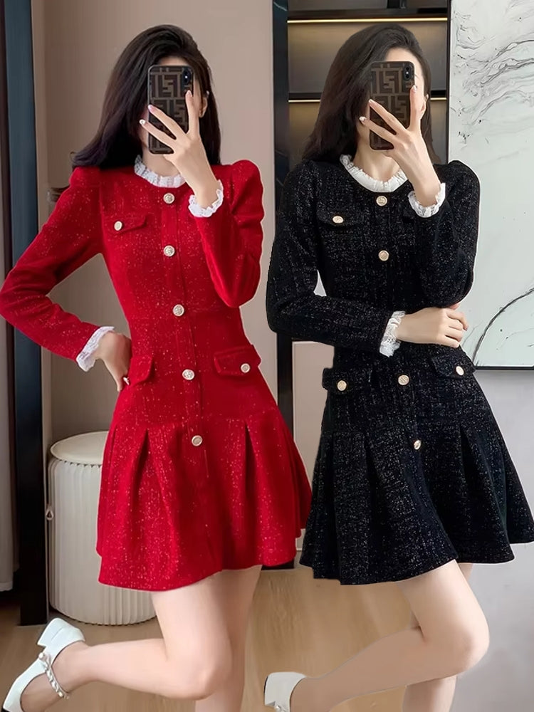 Stylish Office Ladies Retro Fishtail Mini Dress Work Wear Blazers - Tophatter Daily Deals