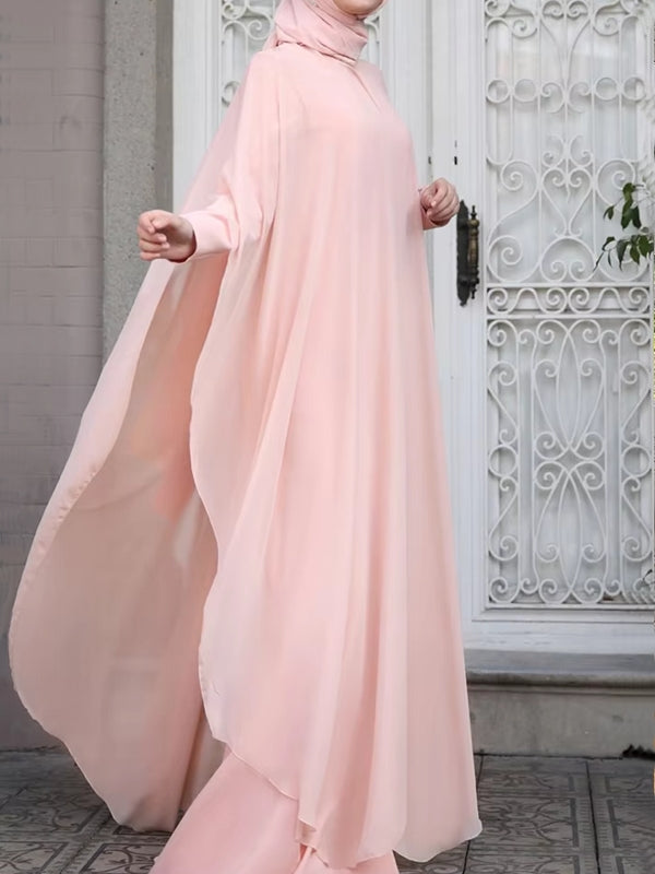 Muslim Dresses Robe Abaya Long Sleeve Dress Maxi Dresses - Tophatter Daily Deals