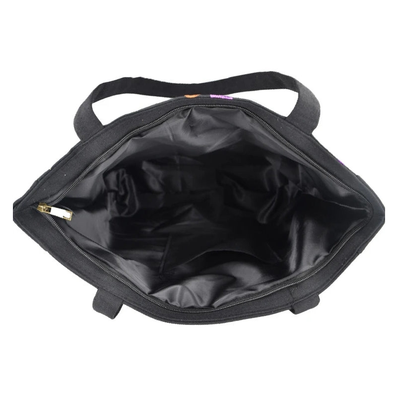 Ethnic Canvas Tote Shoulder Bag Women Bag - Tophatter Daily Deals