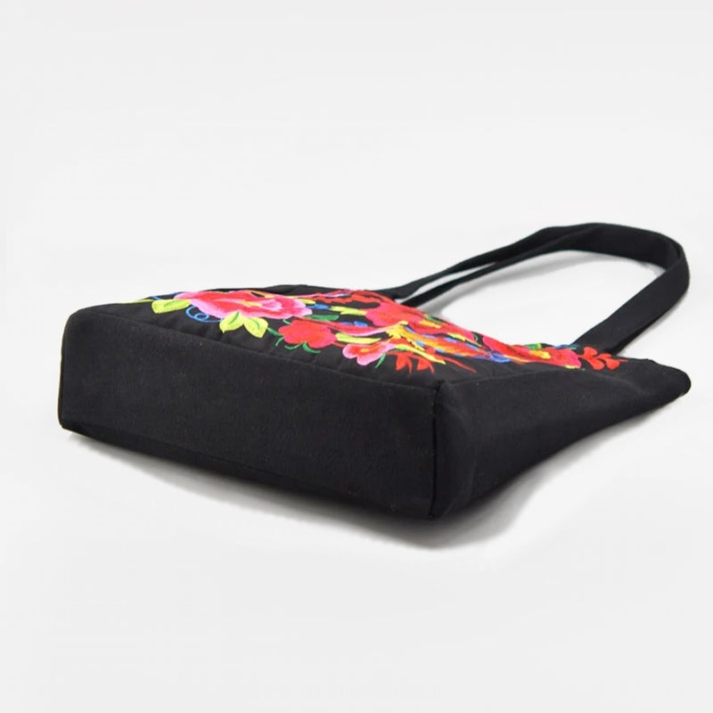 Ethnic Canvas Tote Shoulder Bag Women Bag - Tophatter Daily Deals