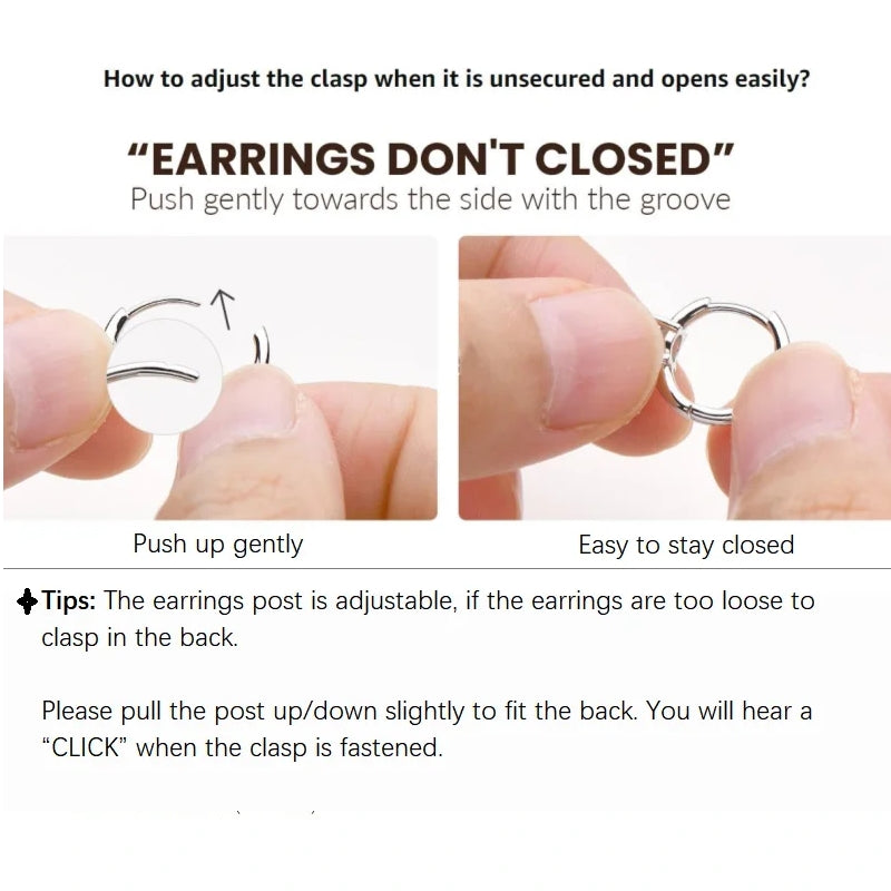 Sparkling Jewelry Hoops Stud Earrings Earrings - Tophatter Daily Deals