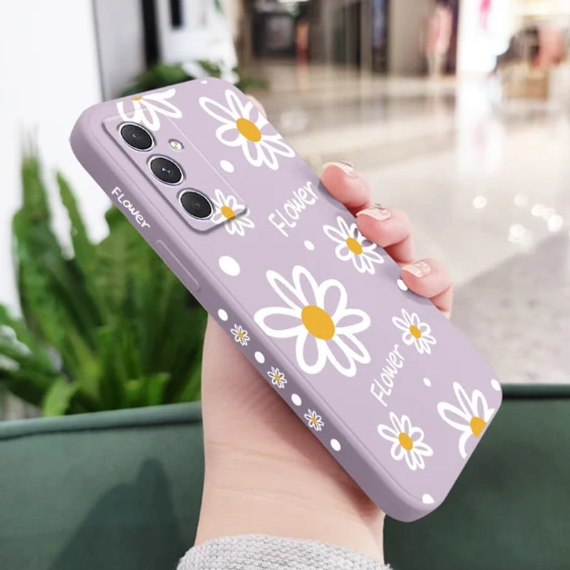 Phone Case For Samsung Galaxy - Daisies Violet Samsung Cases - Tophatter Daily Deals