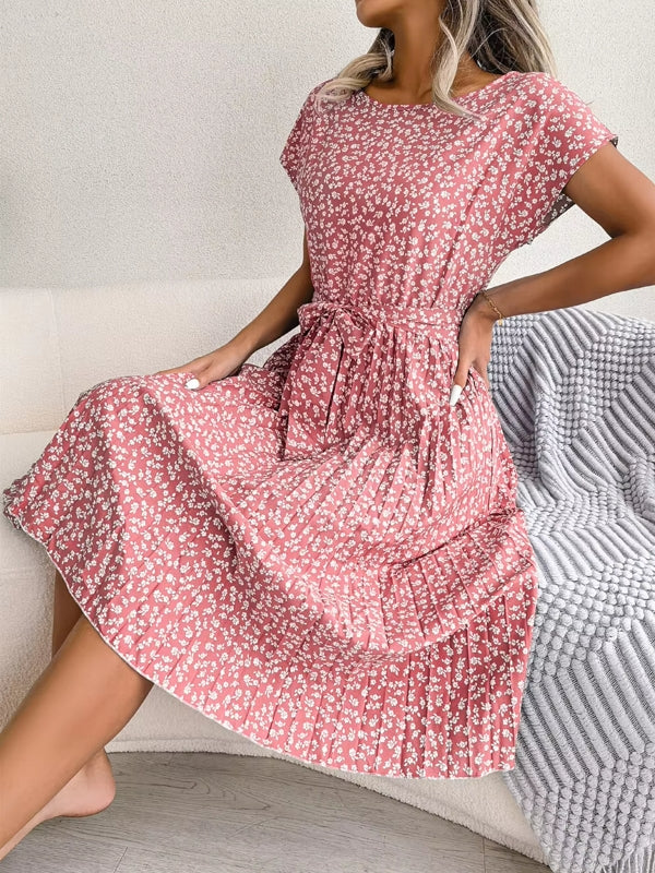 Mini Dress For Women Summer Print Holiday Beach Mini Dresses - Tophatter Daily Deals