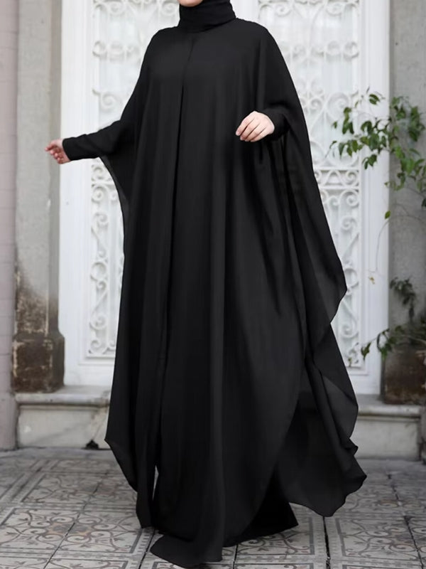 Muslim Dresses Robe Abaya Long Sleeve Dress Maxi Dresses - Tophatter Daily Deals