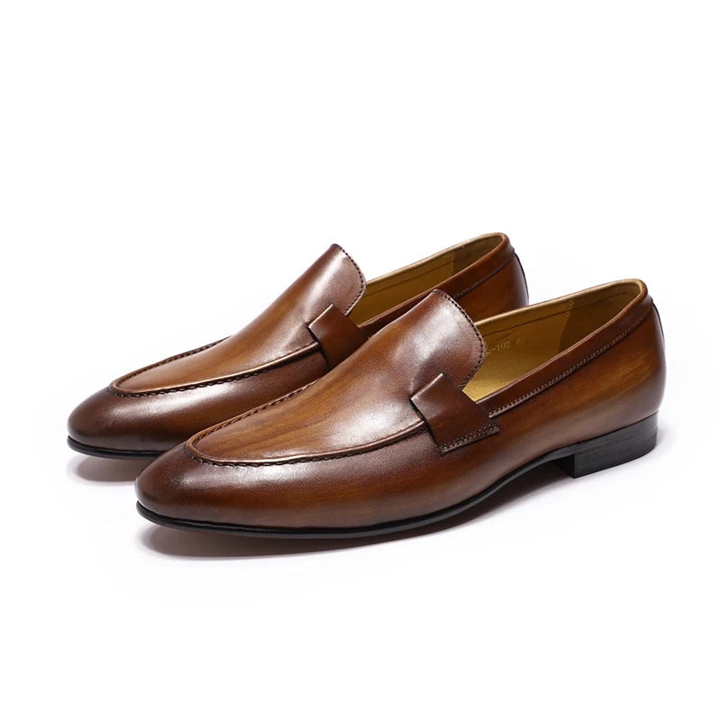 Fashion Mens Business Loafers Brown Men Shoes - Tophatter Daily Deals