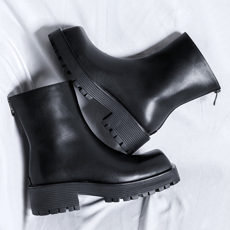 Thick Soled Platform Men's Boots Boots - Tophatter Daily Deals