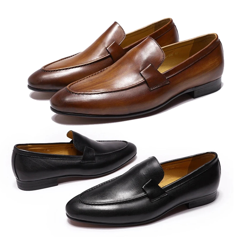 Fashion Mens Business Loafers Men Shoes - Tophatter Daily Deals