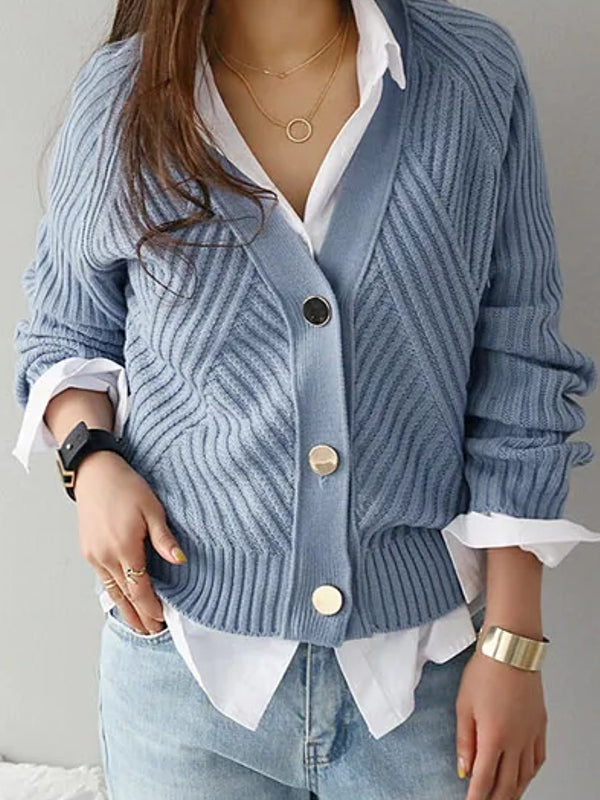 Collar Button Long Sleeve Blouse Shirts Blouses - Tophatter Daily Deals