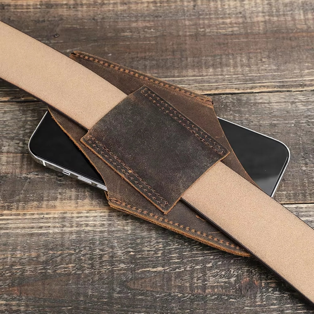 Best to Couples Gifts Phone Bag For Men Women Genuine Leather Vintage Men Bags - Tophatter Daily Deals