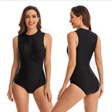One Piece Swimsuit Long Sleeve Swimwear Women Bathing Suit Retro Swimsuit Vintage One-piece Surfing Swim Suits 20 SWIMWEAR - Tophatter Daily Deals