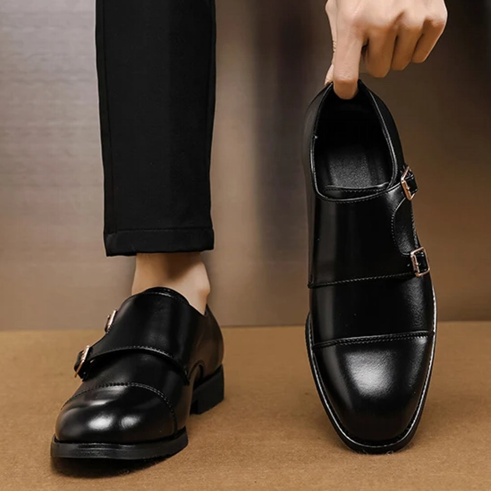 Men's Anti slip Business Brogues Shoes Black Men Dresses Shoes - Tophatter Daily Deals