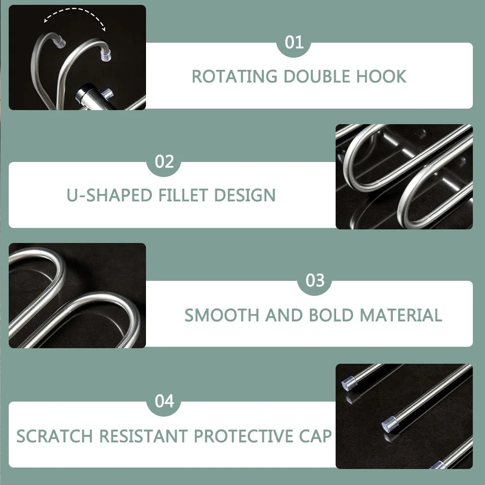 Storage Pants Hanger Home Supplies - Tophatter Daily Deals