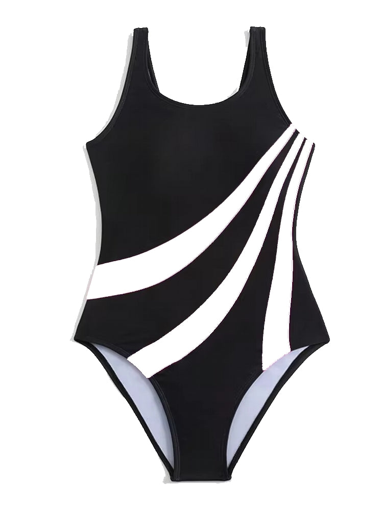 Summer Sexy One Piece Women's Closed Swimwear Swimwear - Tophatter Daily Deals