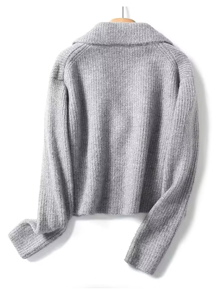 Women Knitted Jackets Winter Outwears Jacket - Tophatter Daily Deals