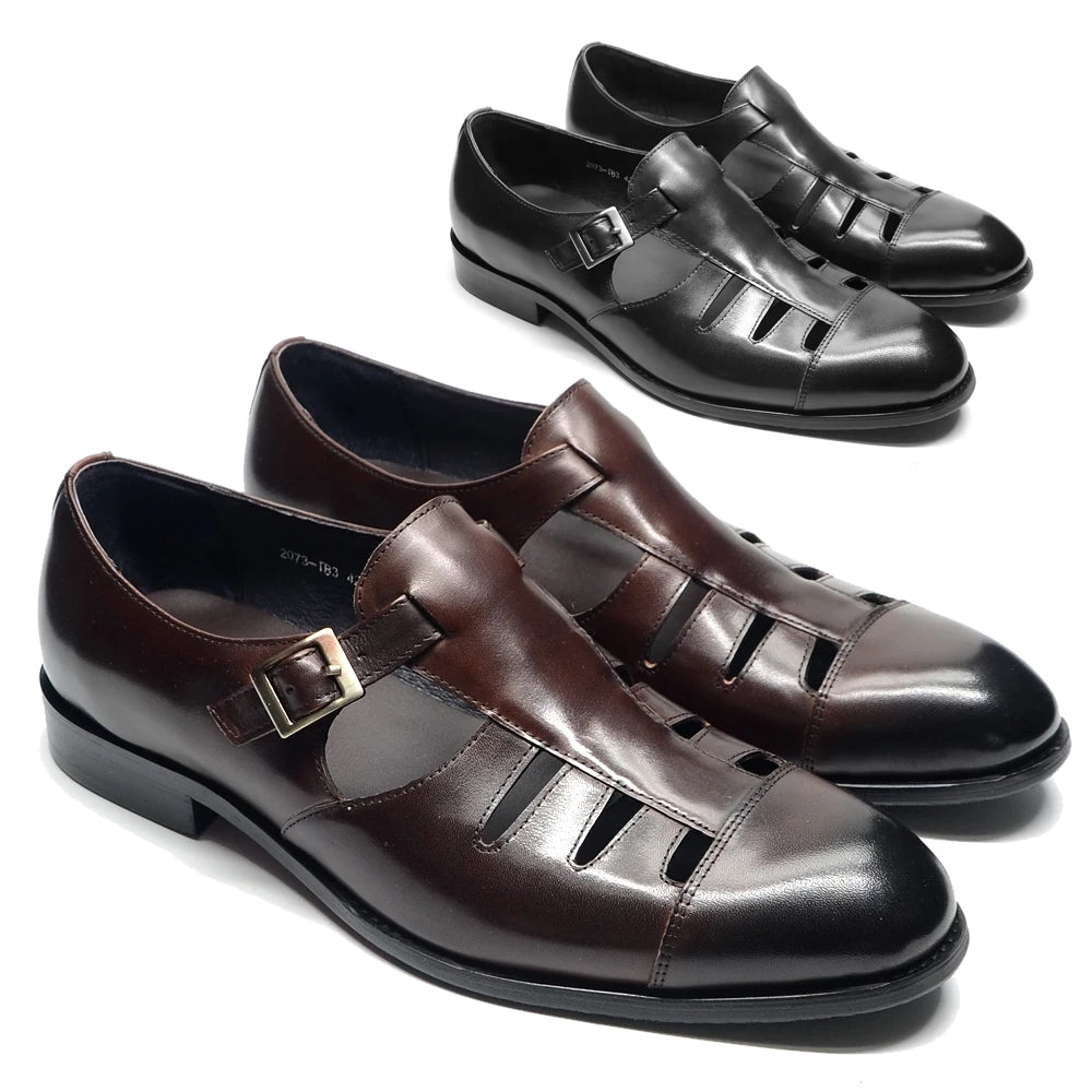 Men Genuine Leather Lace-up Oxford Dress Shoes Men Dresses Shoes - Tophatter Daily Deals