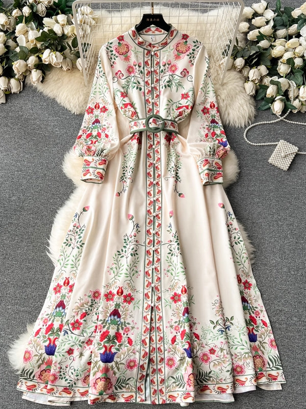 Fashion Bohemian Floral Maxi Dress Maxi Dresses - Tophatter Daily Deals