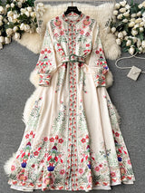Fashion Bohemian Floral Maxi Dress Maxi Dresses - Tophatter Daily Deals